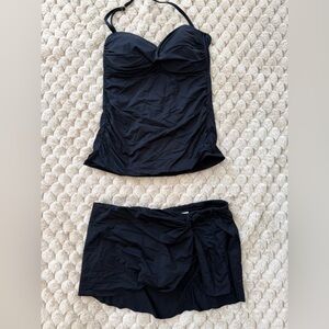 Anne Cole Black Tankini Set